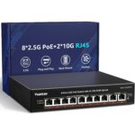 YuanLey 26-Port PoE-Switch mit 24 Ports zu 2,5 Gbit/s und zwei 10-Gigabit-SFP+-Steckplätzen