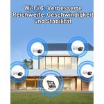 ZOSI WLAN-Überwachungsset mit vier Kameras und Rekorder mit eingebautem 12-Zoll-Bildschirm