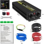 NOVOPAL Wechselrichter 3000 Watt von 12 Volt auf 230 Volt mit reiner Sinuswelle