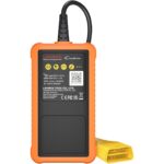 LAUNCH Creader Elite Diagnosegerät mit 4-Zoll-Touchscreen und angeschlossenem Diagnosekabel.