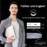 INSWAN INS-Flip 4 faltbare Dokumentenkamera mit Gelenkarm, LED-Licht und flacher Metallbasis.
