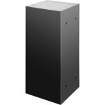 VEVOR Sicherheitsschrank in Schwarz mit zwei Türen, elektronischem Tastenfeld und Schlüsselaufnahme.