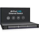 NICGIGA S25-2402N Netzwerk-Switch mit 24 Ports zu 2,5 Gbit/s und zwei SFP+-Steckplätzen im lüfterlosen Metallgehäuse