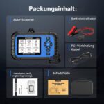 AUTOPHIX DM5900 OBD2-Diagnosegerät mit Batterietestklemmen und Farbdisplay