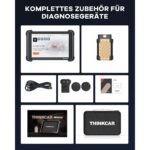 THINKCAR ThinkScan 689BT OBD2-Diagnosegerät mit 8-Zoll-Tablet und Bluetooth-Dongle für den OBD-Anschluss