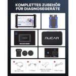 MUCAR 892BT OBD2-Diagnosegerät mit 8-Zoll-Tablet, Bluetooth-Dongle und Zubehör