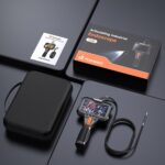 FOXWELL Y400 Endoskopkamera mit 4,3-Zoll-Display und 6,2-mm-Sonde mit beweglichem Kamerakopf