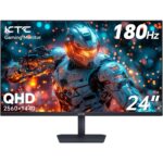 KTC H25X7 Gaming-Monitor mit 24,5 Zoll in Grau, schmaler Rahmen und Standfuss, Frontansicht