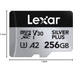 Lexar Silver Plus microSDXC Speicherkarte mit 256 GB in Silber