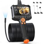 Qimic G30M Endoskopkamera mit 4,3-Zoll-Display, 8-mm-Kamerakopf und aufgerolltem 5-Meter-Kabel