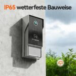 TMEZON WLAN Video-Türsprechanlage 1080p mit 7-Zoll-Monitor