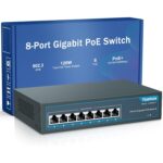 YuanLey 18-Port Gigabit-PoE-Switch mit 250 W Budget und VLAN-Trennung im Metallgehäuse