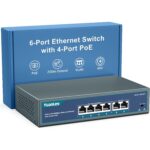 YuanLey 26-Port PoE-Switch mit 24 Ports zu 2,5 Gbit/s und zwei 10-Gigabit-SFP+-Steckplätzen