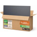 Solarway 500-W-Solarmodul in bifazialer Glas-Glas-Bauweise, Full Black mit Aluminiumrahmen