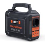 MARBERO Powerstation mit 98 Wh und faltbarem 30-Watt-Solarmodul im Set