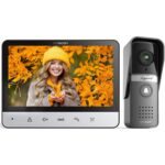 TMEZON Video-Türsprechanlage 4-Draht mit zwei 7-Zoll-Monitoren