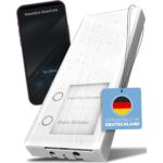 Telegärtner DoorLine Slim DECT Türstation mit Echtglasfront in Anthrazit