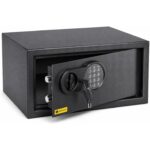 HomeSafe HV30E Möbeltresor in Schwarz mit elektronischem Zahlenschloss