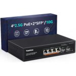 YuanLey YS25-1602P 18-Port PoE Switch mit 16 RJ45-Ports und zwei SFP+-Steckplätzen