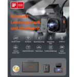 VANTRUE E2 Dashcam mit zwei 2,7K-Kameras