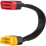 LAUNCH CRP129X V3.0 OBD2-Diagnosegerät mit 5-Zoll-Touchscreen und OBD-Anschlusskabel