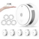 Wisualarm S05-A Rauchmelder mit 10-Jahres-Batterie an der Decke, 3er-Pack