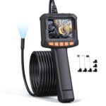 Qimic G30M Endoskopkamera mit 4,3-Zoll-Display, 8-mm-Kamerakopf und aufgerolltem 5-Meter-Kabel