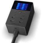 SABRENT HB-PU16 USB-Hub mit 16 Anschlüssen, Einzelschaltern und Aluminiumgehäuse