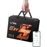 LiTime 12V 100Ah LiFePO4-Akku H190 mit Bluetooth