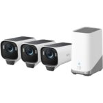 eufyCam S3 Pro 4K Akku-Überwachungskamera mit Solarpanel