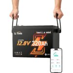 LiTime 12V 100Ah LiFePO4-Akku H190 mit Bluetooth