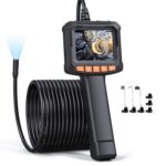 Qimic G30M Endoskopkamera mit 4,3-Zoll-Display, 8-mm-Kamerakopf und aufgerolltem 5-Meter-Kabel