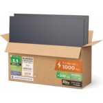 Solarway 500-W-Solarmodul in bifazialer Glas-Glas-Bauweise, Full Black mit Aluminiumrahmen