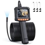 Qimic G30M Endoskopkamera mit 4,3-Zoll-Display, 8-mm-Kamerakopf und aufgerolltem 5-Meter-Kabel