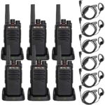 Retevis RT668 Funkgeräte-Set mit sechs Geräten und Sechsfach-Ladestation