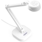 INSWAN INS-Flip 4 faltbare Dokumentenkamera mit Gelenkarm, LED-Licht und flacher Metallbasis.