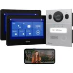 Goliath Basic Line Video-Türsprechanlage mit zwei 7-Zoll-Touchmonitoren