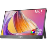 ARZOPA Z1FC tragbarer Monitor mit 16,1 Zoll Display und ausgeklapptem Standfuss