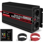 NOVOPAL Wechselrichter 3000 Watt von 12 Volt auf 230 Volt mit reiner Sinuswelle