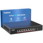 YuanLey 26-Port PoE-Switch mit 24 Ports zu 2,5 Gbit/s und zwei 10-Gigabit-SFP+-Steckplätzen