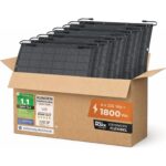 Solarway 460-W-Solarmodul bifazial in Glas-Glas-Bauweise mit Aluminiumrahmen