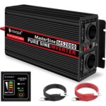 NOVOPAL Wechselrichter 3000 Watt von 12 Volt auf 230 Volt mit reiner Sinuswelle