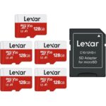 Lexar microSDXC Speicherkarte 128 GB mit beiliegendem SD-Adapter