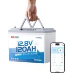 Redodo 12V 100Ah LiFePO4-Untersitz-Akku mit Bluetooth