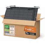 Solarway 500-W-Solarmodul in bifazialer Glas-Glas-Bauweise, Full Black mit Aluminiumrahmen