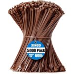 Schwarze XINGO Kabelbinder 300 x 4,8 mm aus Nylon 66 im Gebinde zu 1000 Stück