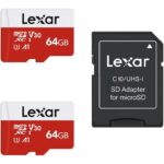 Lexar microSDXC Speicherkarte 128 GB mit beiliegendem SD-Adapter