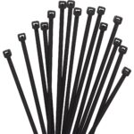 Schwarze XINGO Kabelbinder 300 x 4,8 mm aus Nylon 66 im Gebinde zu 1000 Stück