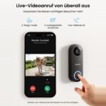 Live-Videoanruf der Reolink Türklingel auf dem Smartphone mit Zwei-Wege-Audio
