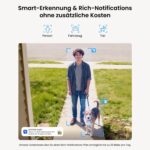Smart-Erkennung der Reolink Türklingel unterscheidet Person, Fahrzeug und Tier ohne Zusatzkosten